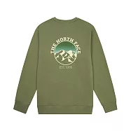 The North Face M MOUNTAIN CREW GRAPHIC - AP 男大學T-NF0A8F0KBO9 L 綠色