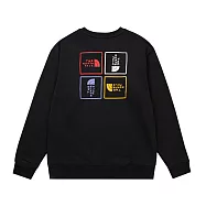 The North Face U BOX LOGO CREW GRAPHIC - AP 男女圓領套頭衫-NF0A8F0TJK3 3XL 黑色
