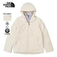 The North Face W ALTIER DOWN TRI - AP 女兩件式外套-NF0A8GK6EI5 XL 米白色