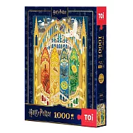 TOi圖益 哈利波特 星光四學院 1000片拼圖 官方授權 收藏展示藝術玩具遊戲動漫卡通桌遊禮物