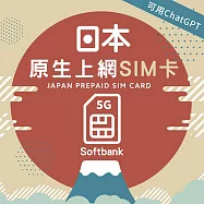 【GLOBAL WiFi】日本Softbank上網SIM卡 原生5G 支援ChatGPT 10日方案 高速總量15GB 5G高速上網