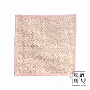 【收納職人】韓式四季通用防滑多功能全棉沙發墊/沙發巾/蓋布/地墊/單人座墊/床邊毯70*70cm(1入/組) 小清新粉花