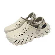Crocs 洞洞鞋 Echo Crackle Clog 男鞋 波波暴石克駱格 蛾褐 涼拖鞋 卡駱馳 2116300LJ 22cm MOTH