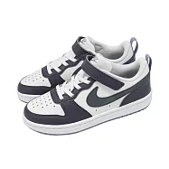 Nike 休閒鞋 Court Borough Low RCRFT SE BPV 中童 小朋友 白 紫 魔鬼氈 IB0715-001