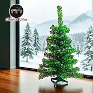 摩達客耶誕-台灣製豪華型2尺/60cm經典綠色聖誕樹裸樹/不含飾品不含燈