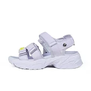 Fila Tapered Sandals [5-S316Y-919] 女 運動涼鞋 戶外 休閒 雨季 魔鬼氈 紫 25.5cm 紫