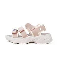 Fila Tapered Sandals [5-S316Y-512] 女 運動涼鞋 戶外 休閒 雨季 魔鬼氈 粉紅 25cm 粉紅