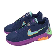 Nike 籃球鞋 LeBron Witness 9 IX KC GS 大童 女鞋 藍 LBJ HV2269-400 23.5cm BLUE/PURPLE