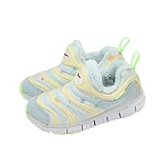 Nike 毛毛蟲鞋 Dynamo Free PS 中童 童鞋 無鞋帶 毛絨 保暖 IM6694-101 16.5cm BEIGE/BLUE