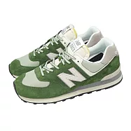 New Balance NB 休閒鞋 574 男鞋 女鞋 綠 棕 麂皮 經典 NB 紐巴倫 U574GRE-D 28cm GREEN/BROWN
