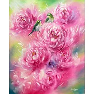 【玲廊滿藝】曾啟文-鴻福富貴兩相望50x40cm