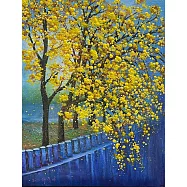 【玲廊滿藝】許資晴-燦金絮語41x31.5cm