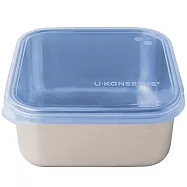 美國優康 U-Konserve 通過 LFGB 食品安全等級認證 / CPSIA 檢驗不鏽鋼保鮮盒/冷凍盒/便當盒/儲存盒 900ml_宇宙藍_UKS005