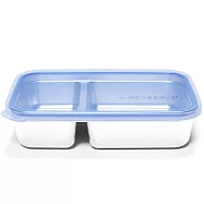 美國優康 U-Konserve 通過 LFGB 食品安全等級認證 / CPSIA 檢驗不鏽鋼分隔型保鮮盒/冷凍盒/儲存盒/便當盒 825ml_宇宙藍_UKR005