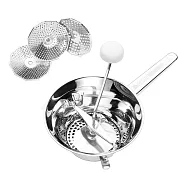 《GHIDINI》Mano 3in1鍋架式搗磨器 | 料理磨搗器 番茄磨泥 料理刨絲器