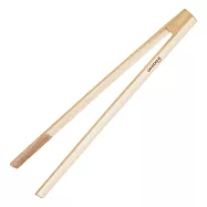 《GHIDINI》簡約木製餐夾(30cm) | 木夾 料理夾 分菜夾 食品夾