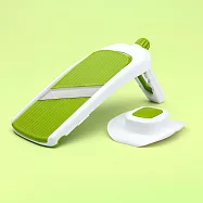 《CHEFN》Sleekslice壓器+可調式刨片器(綠) | 料理刨絲器 刨絲刀 切絲器