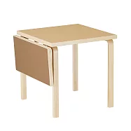 Artek Aalto Table foldable 摺疊桌 (陶棕/胡桃色桌面、75 公分)