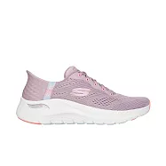 Skechers 思克威爾 Arch Fit 2.0 [150066WMVMT] 女 休閒鞋 寬楦 舒適 紫 25cm 紫
