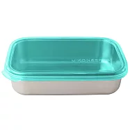 美國優康 U-Konserve 通過 LFGB 食品安全等級認證 / CPSIA 檢驗不鏽鋼保鮮盒/冷凍盒/儲存盒/便當盒 750ml_島青色_UKR009