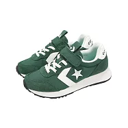 Converse 休閒鞋 Omega Trainer 1V 大童 中童 小朋友 綠 白 魔鬼氈 麂皮 尼龍 A16418C