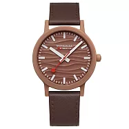 MONDAINE 瑞士國鐵 essence Mocha全球限量紀念錶 4117LTV / 41mm