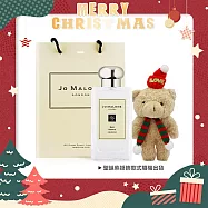 Jo Malone 聖誕限定香氛小熊禮袋組(香水100ml+聖誕熊+品牌提袋)-多香味可選-交換禮物-國際航空版 鼠尾草與海鹽