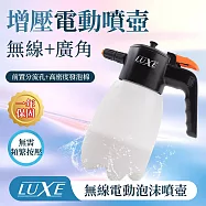 【LUXE】無線電動泡沫噴壺 (一年保固) 洗車泡沫壺 多功能電動噴壺 無線噴壺 洗車噴壺 自助洗車