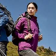 【ATUNAS 歐都納】女款GORE-TEX PACLITE防水透氣+保暖羽絨兩件式外套/大尺碼A2GT2519W- L 黑醋栗