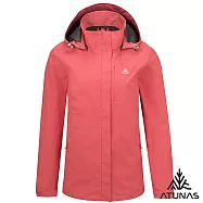 【ATUNAS 歐都納】女款GORE-TEX PACLITE防水透氣+保暖羽絨兩件式外套/大尺碼A2GT2519W- M 莓果紅