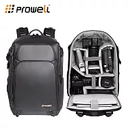 WIN-23260 雙機多鏡大容量攝影包/相機包/後背包 防盜後開/防水耐磨 輕鬆收納16吋筆電與腳架 黑色