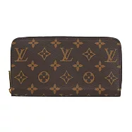 LV Monogram ㄇ型拉鍊長夾_展示品 (內裡紫紅)