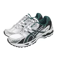 Asics 休閒鞋 GEL-Nimbus 10.1 男鞋 白 綠 緩震 復古跑鞋 亞瑟士 1203A543103