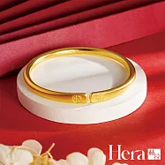 【Hera 赫拉】沙金古法黃銅合金手鐲 H114101504 平安喜樂