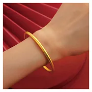 【Hera 赫拉】古法銅不掉色沙金手鐲 H114101505 58mm