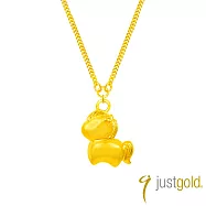 【Just Gold 鎮金店】幸運小馬 黃金項鍊 (網路限定)