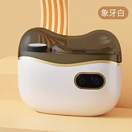 【LINN】全自動磨剪照明電動指甲剪 老人小孩 防飛濺收納 象牙白