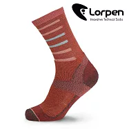 Lorpen Primaloft美麗諾羊毛登山襪 PTMC 【紅】S-M (西班牙製造 羊毛襪) M 紅