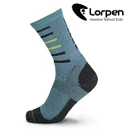 Lorpen Primaloft美麗諾羊毛登山襪 PTMC 【藍】S-L (西班牙製造 羊毛襪) M 藍