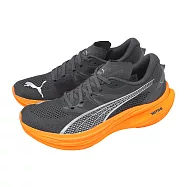 Puma 慢跑鞋 Deviate Nitro 3 男鞋 灰 橘 氮氣中底 碳板 輕量 運動鞋 309707-26 25.5cm DUSKY GRAY/HEAT FIRE