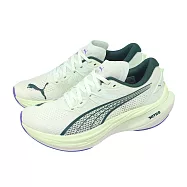 Puma 慢跑鞋 Deviate Nitro 3 Wns 女鞋 綠 紫 氮氣中底 碳板 輕量 運動鞋 309708-25 25.5cm GREEN/PURPLE