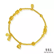 【點睛品】富貴福運 黃金手鍊_計價黃金(04)