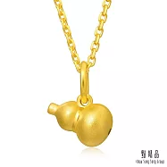 【點睛品】網路獨家款 福祿雙全 黃金吊墜_計價黃金