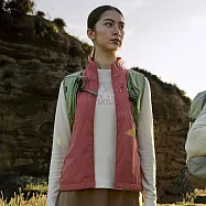 【ATUNAS 歐都納】女款石墨烯微暖輕量背心/大尺碼A1VE2504W- L 黏土紅