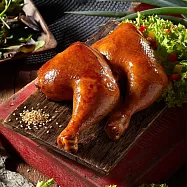 【洽富氣冷雞】星級嫩燻雞腿340gx10入組