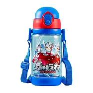 【一杯雙蓋】聯名款兒童水壺 520ml 雙蓋便携 藍紅奧特曼