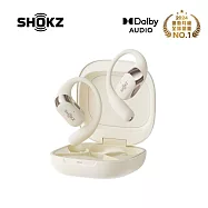 【SHOKZ】OpenFit 2 + T921 開放式藍芽耳機 雲白色