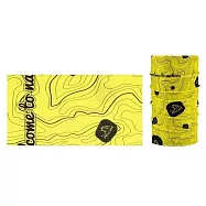 Pelliot多功能戶外百變魔術頭巾帽6603203(防風包頭面罩口罩防塵;STORM BREATH速乾面料;女男通用) 黄