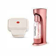 ★超值雙12★MATURE美萃 Classic410氣泡水機單氣瓶+MINI食光陶瓷熱壓機 CY-1627