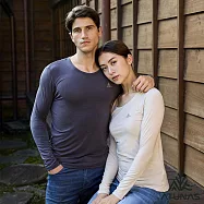 【ATUNAS 歐都納】男款熱流感抑菌圓領保暖發熱衣/貼身內著/發熱衣/小尺碼A1UCGZ21M- M 深灰